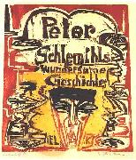Ernst Ludwig Kirchner Peter Schemihls miraculous story painting